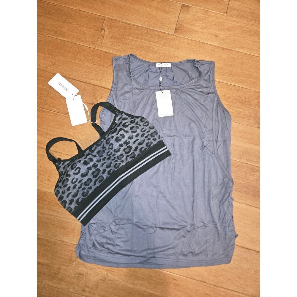 Lot Of 2! Nursing Top And Momcozy Nursing Bra Both Size Large NWT - Picture 3 of 14